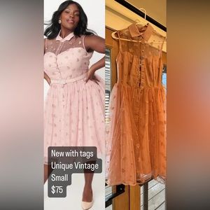Unique Vintage heart dress